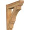 Ekena Millwork Balboa Slat Rough Sawn Outlooker, Western Red Cedar, 8"W x 30"D x 34"H OUT08X30X34BOA06RWR - alternate 1